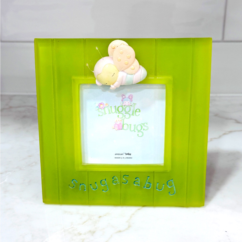 Snug As A Bug Green Photo Frame
